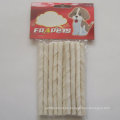 Haustier Produkte 5 &quot;/ 6-8mm weiß gebleicht Twist Stick Hund Chew